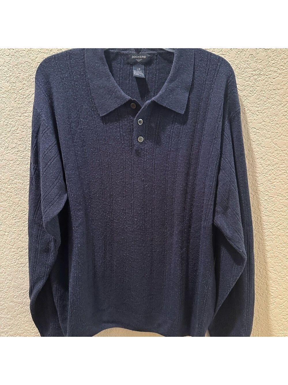 Dockers Collar Navy Sweater